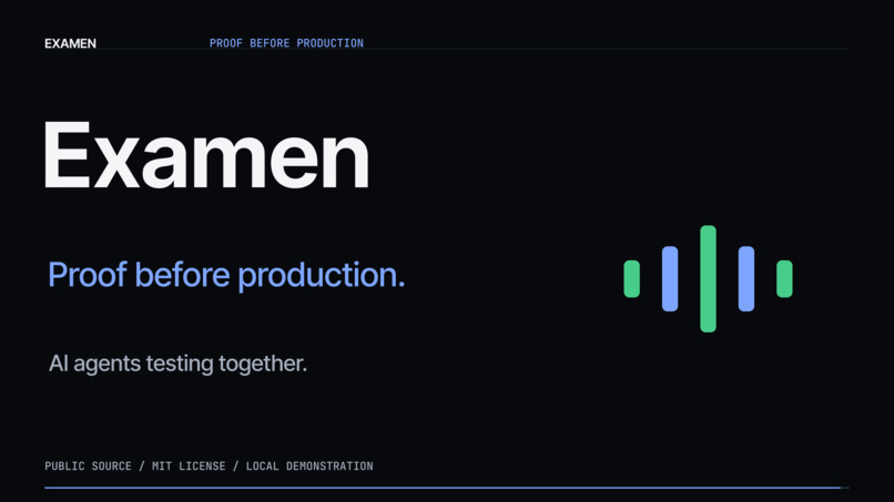 Examen – screenshot 1