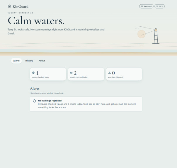 KinGuard – screenshot 2