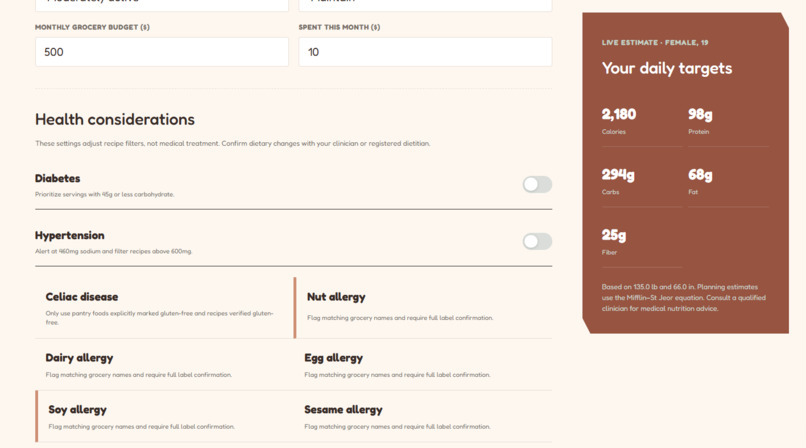 Nourish  – screenshot 2