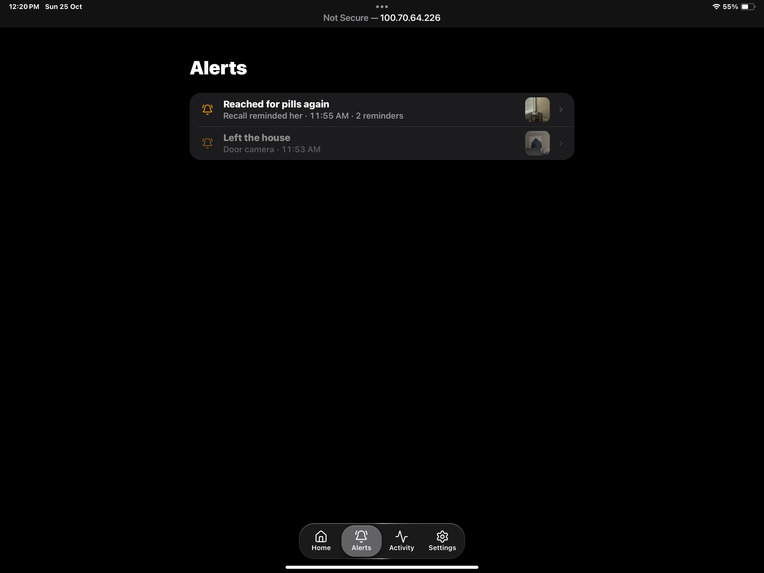 Recall – screenshot 1