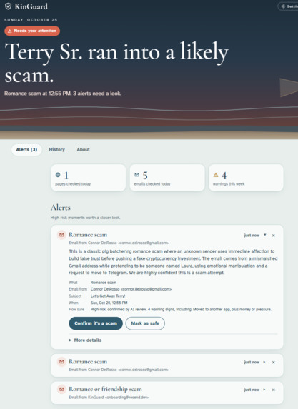 KinGuard – screenshot 4
