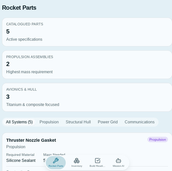 Galaxy Makes: Inventory Tracker – screenshot 1