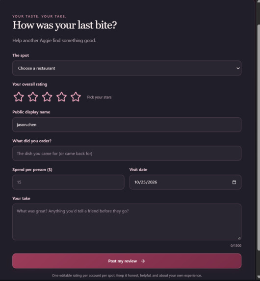 Gig 'eats – screenshot 3