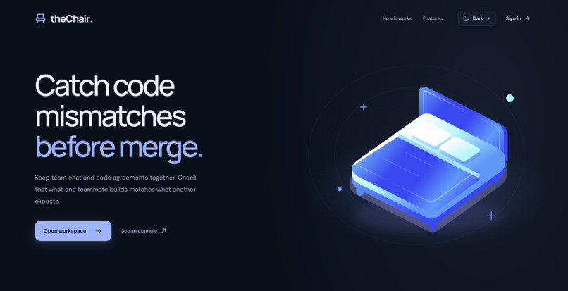 theChair – screenshot 1