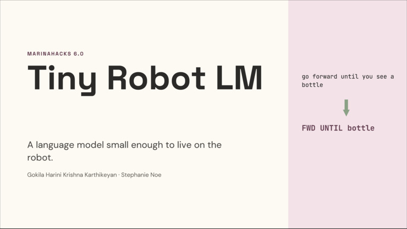 Tiny Robot LM – screenshot 1