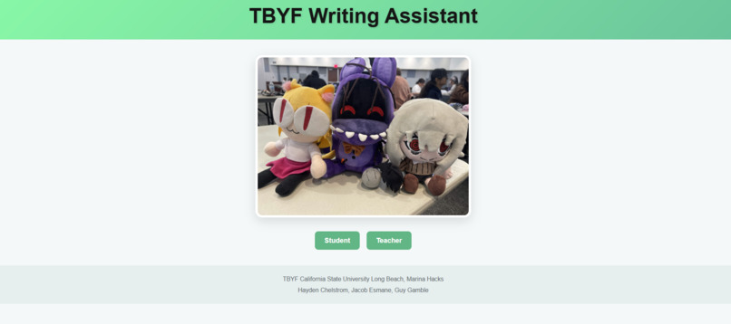 TBYF Writing Assistant – screenshot 1
