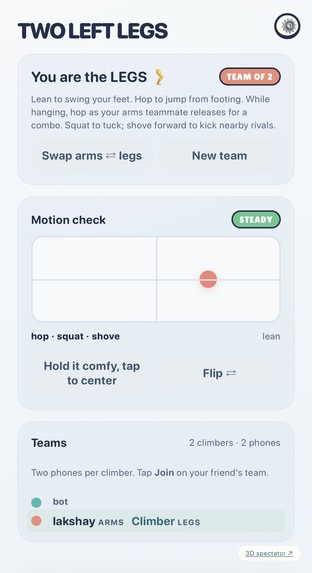 Two Left Legs – screenshot 2