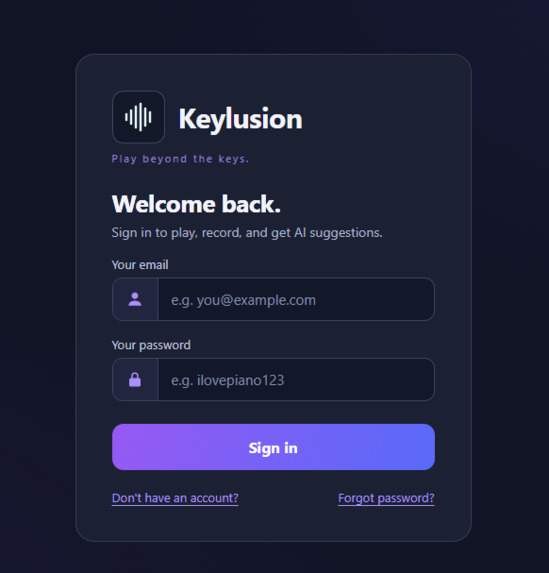Keylusion – screenshot 1