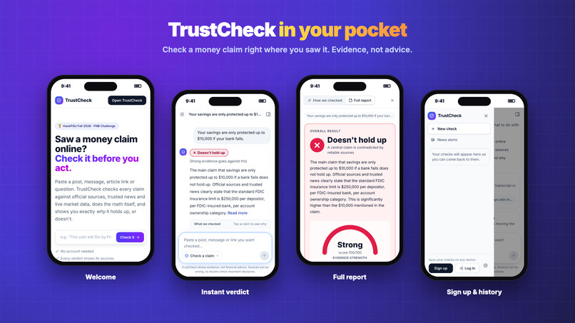 TrustCheck – screenshot 2