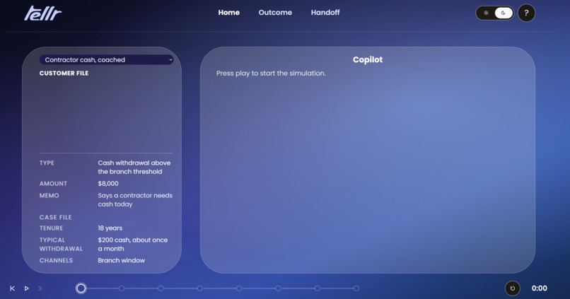 Tellr – screenshot 1