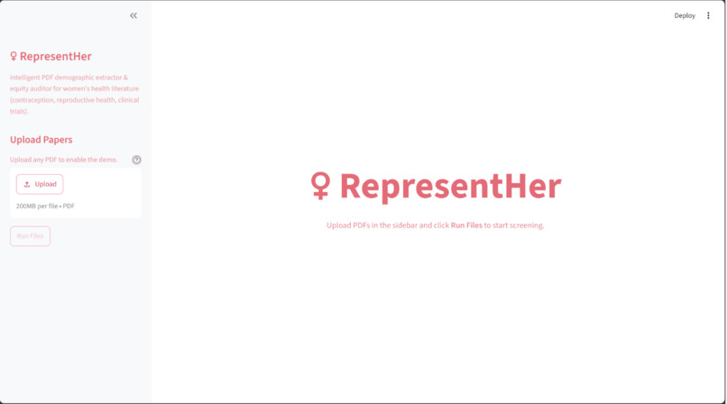 RepresentHer – screenshot 2