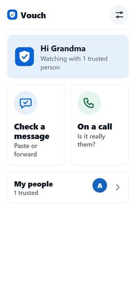 Vouch – screenshot 1