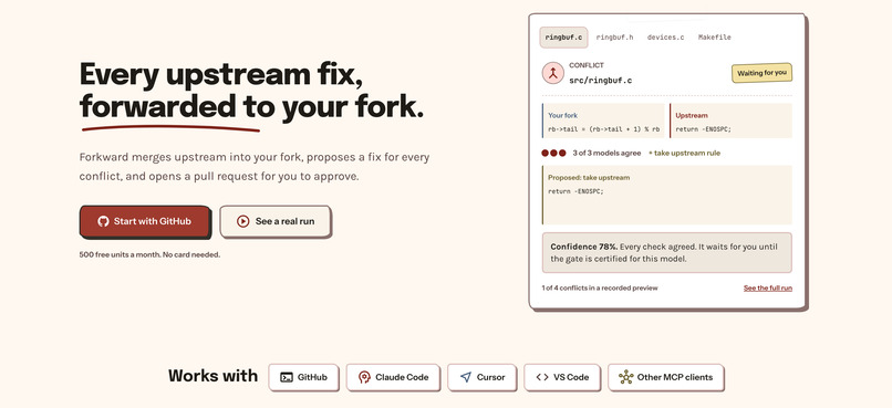 Forkward – screenshot 2