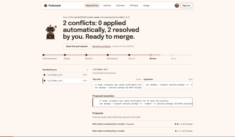 Forkward – screenshot 6