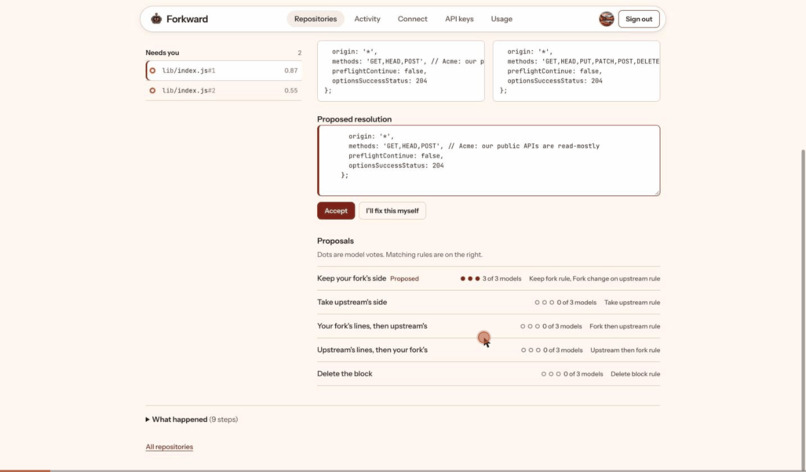 Forkward – screenshot 5