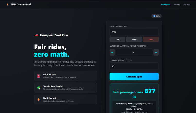 CampusPool – screenshot 1