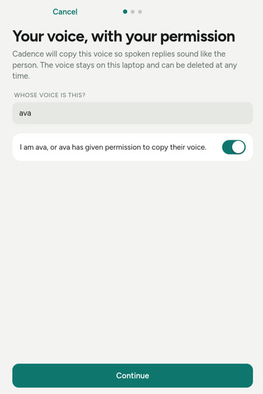 Cadence – screenshot 2