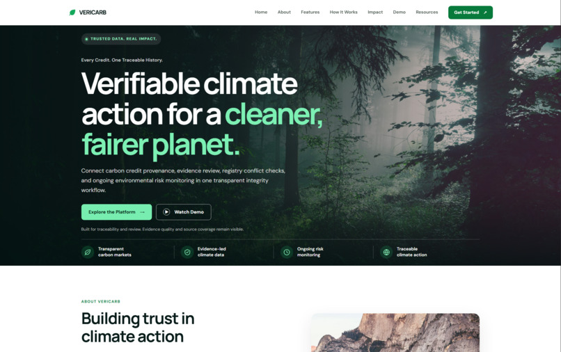 VERICARB – screenshot 1