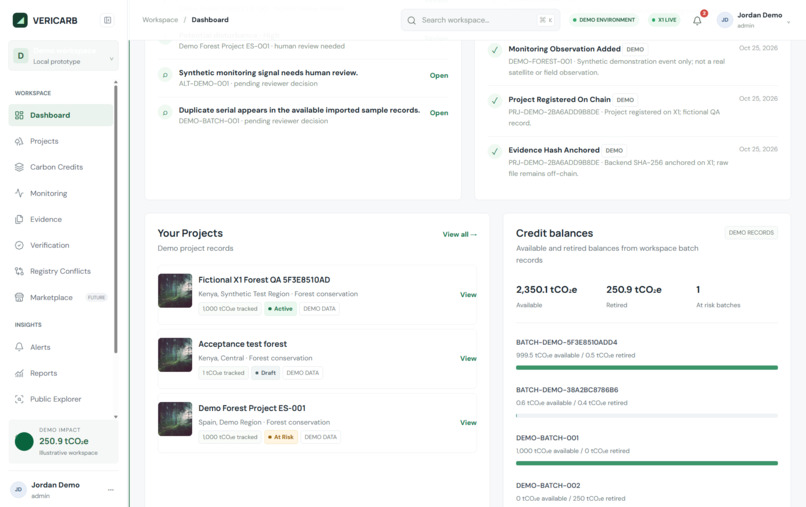 VERICARB – screenshot 3