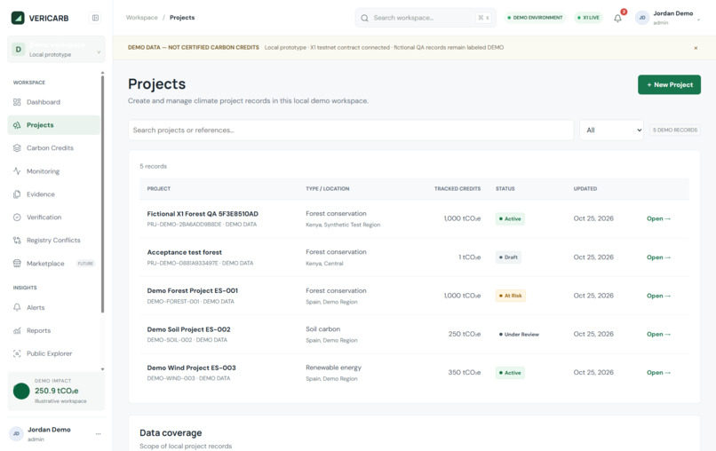 VERICARB – screenshot 5