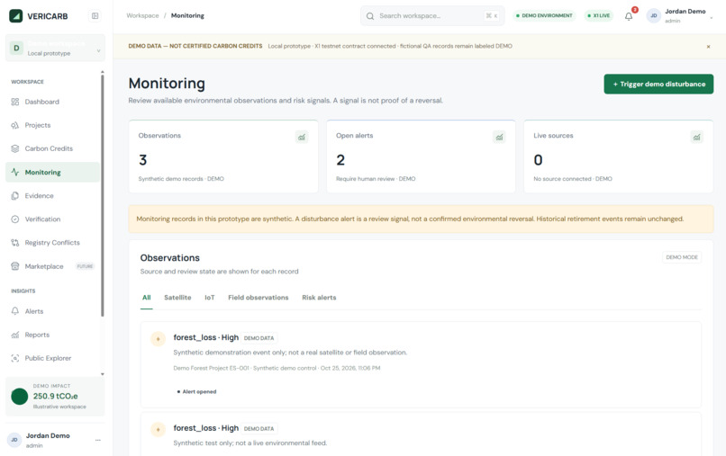 VERICARB – screenshot 7