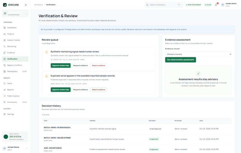 VERICARB – screenshot 9