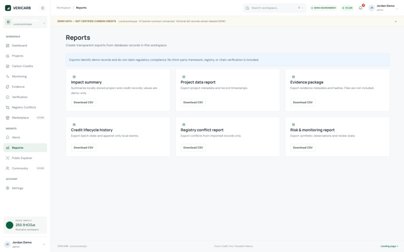 VERICARB – screenshot 12