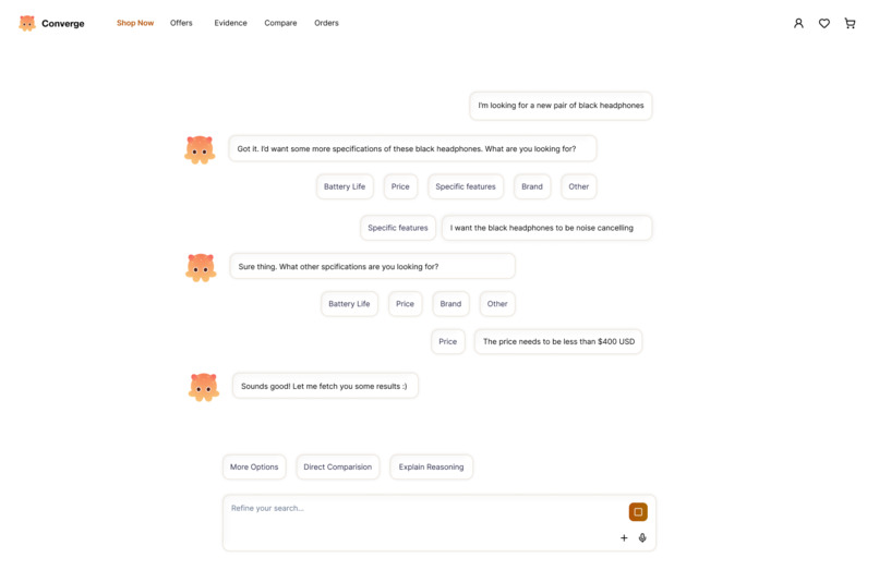 Converge – screenshot 2
