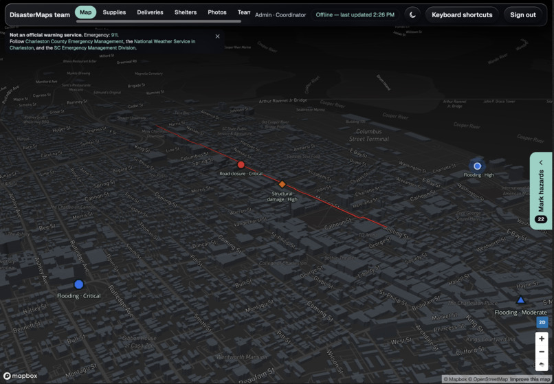 DisasterMaps – screenshot 1