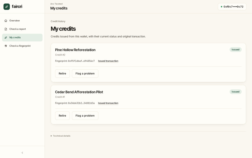 Faircri – screenshot 1