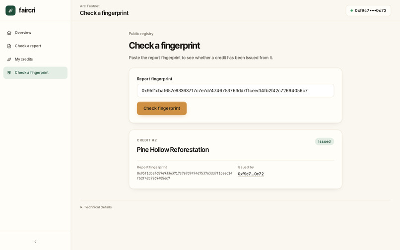 Faircri – screenshot 2