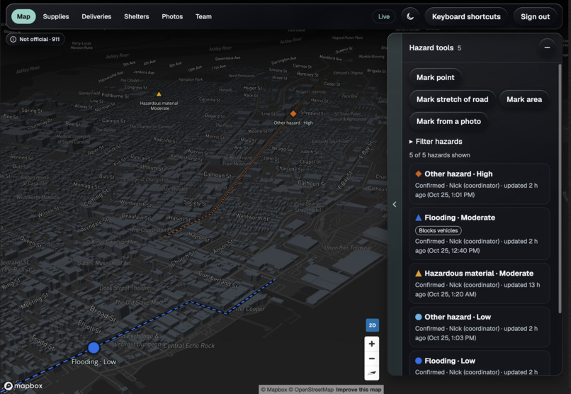 DisasterMaps – screenshot 2