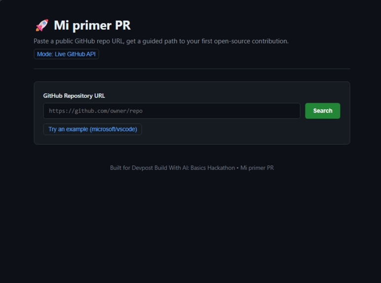 my first PR – screenshot 1