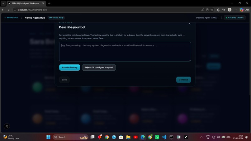 Sara AI Nexus Agency – screenshot 2