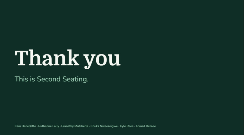Second Seating – screenshot 2