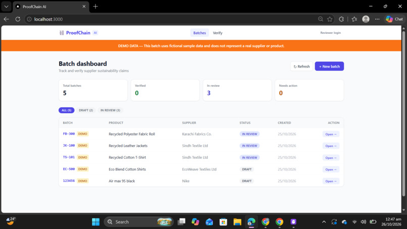 ProofChain – screenshot 4