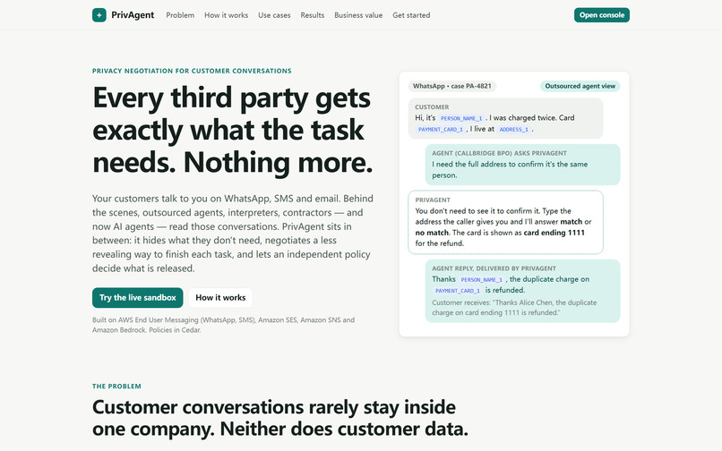 PrivAgent – screenshot 2