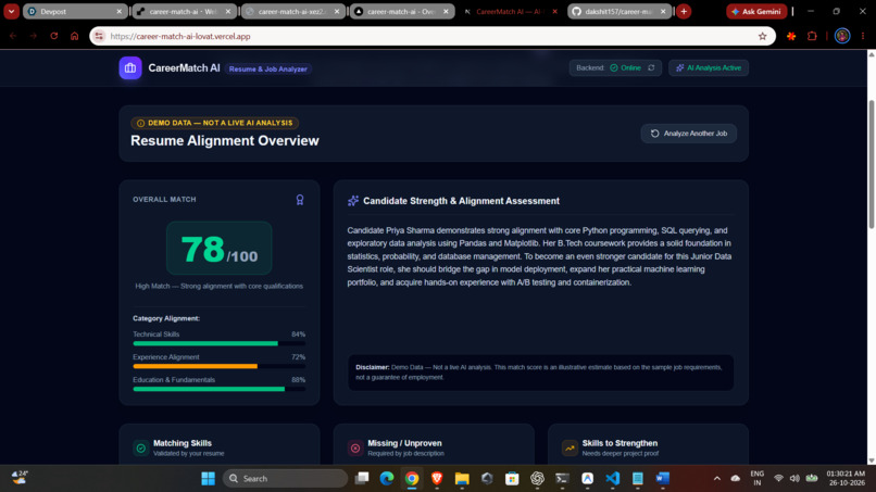 CareerMatch AI – screenshot 3