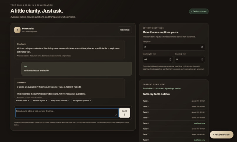 DineAssist – screenshot 3