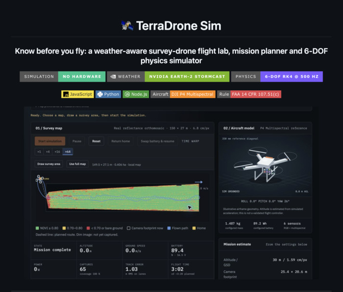 TERRADRONE-SIM – screenshot 1