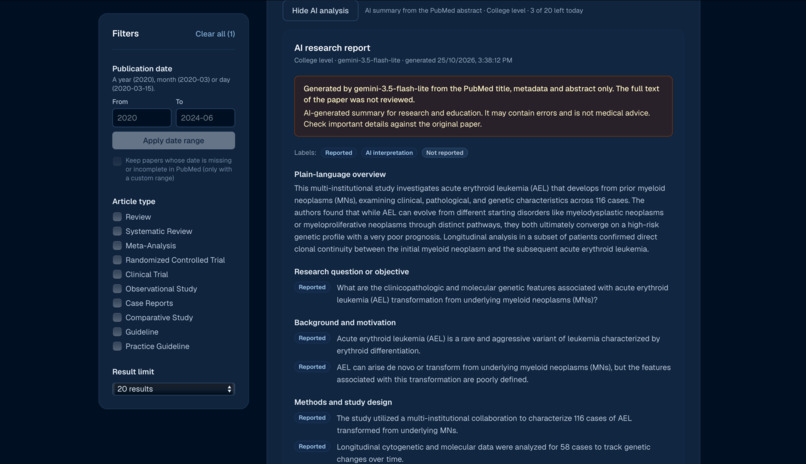 Medstract – screenshot 5