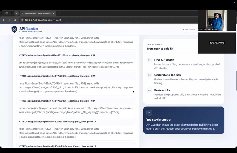 API Guardian – screenshot 3