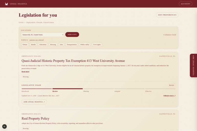 Legal Seagull – screenshot 1