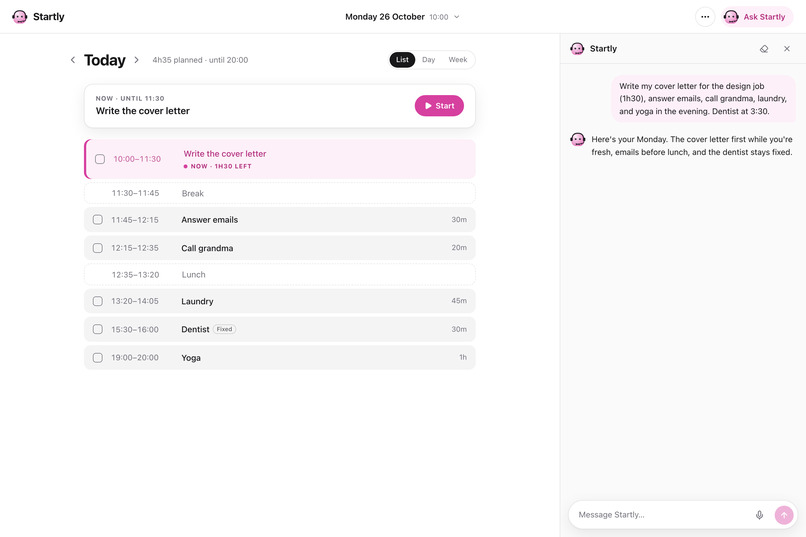 Startly – screenshot 4