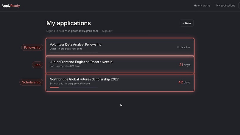 applyready – screenshot 4