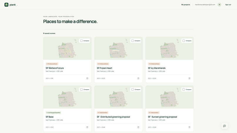 planIt – screenshot 2