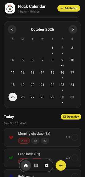 Flock Calendar – screenshot 3