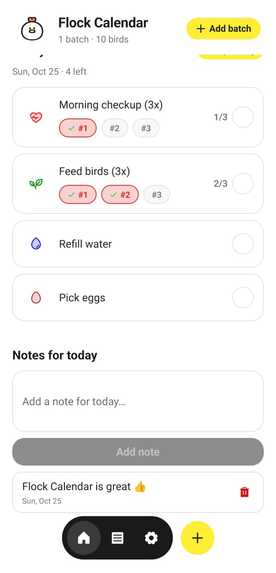 Flock Calendar – screenshot 6