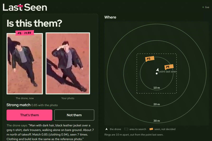 Last Seen: Drone Search That Asks Before It Follows – screenshot 3