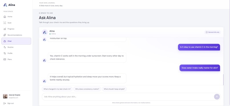 Alina – screenshot 2